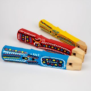 Wooden handmade flutes