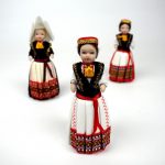 Hand made porcelain dolls in traditional dresses of Dubrovnik and other parts of Croatia.